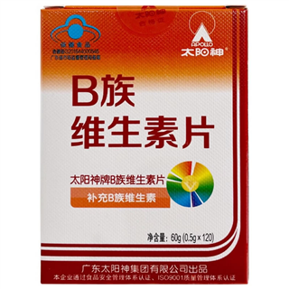 「太阳神」太阳神B族维生素片使用方法-太阳神B族维生素片最新报价及功效说明 