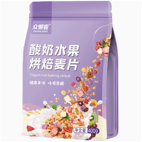 众懒客酸奶水果烘焙麦片怎么样