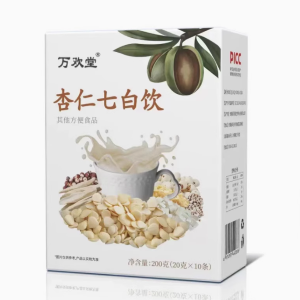 万欢堂杏仁七白饮怎么样